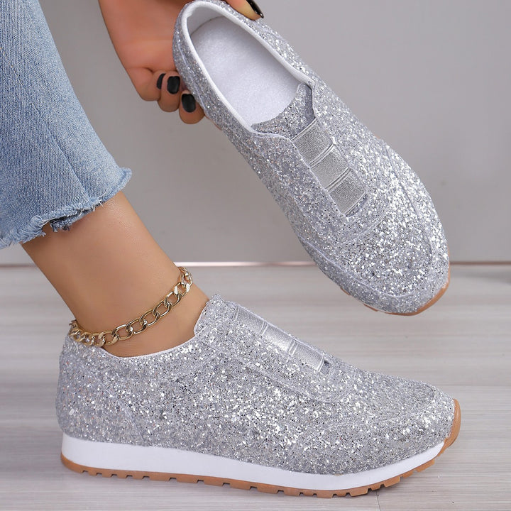 Sparkle Slip-On Casual Flats