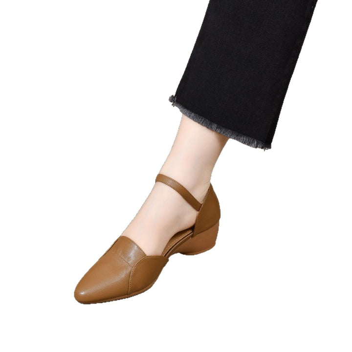 Pointed Toe Wedge Sandals