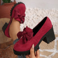 Cute Bow Loafers for Women