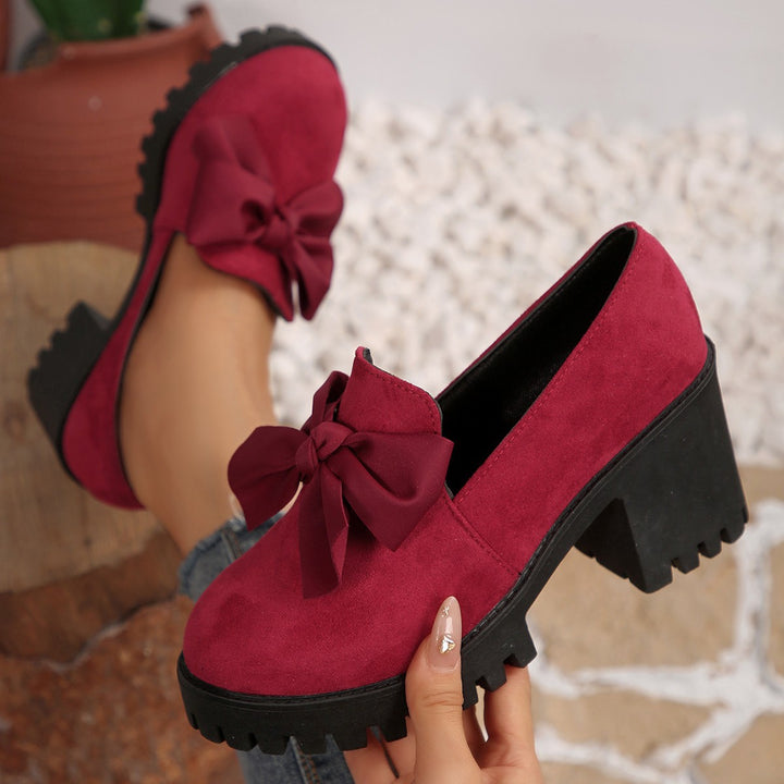 Cute Bow Loafers for Women