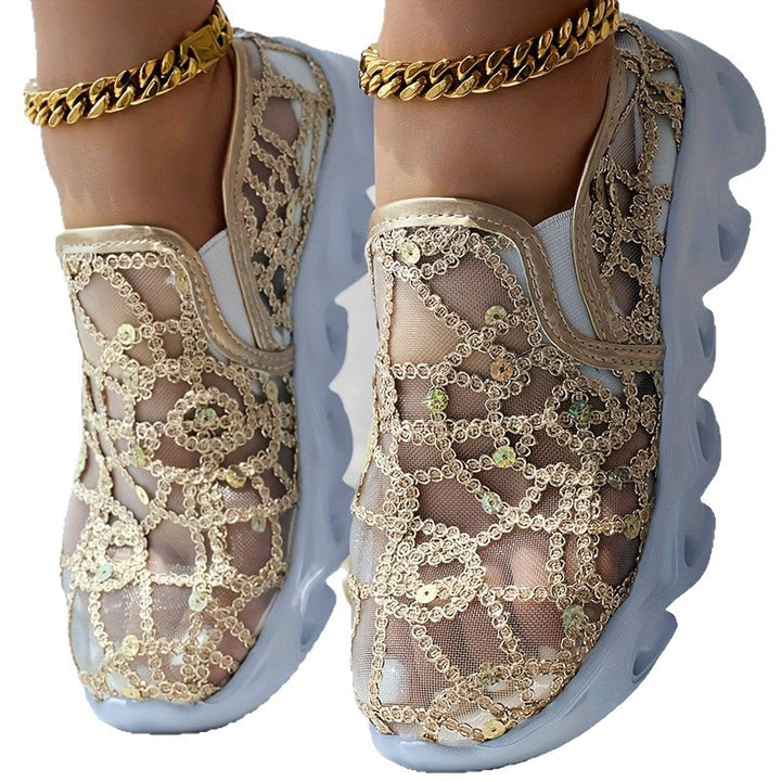 Sequin Slip-On Sneakers