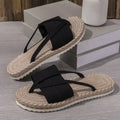 Braided Thong Slide Sandals