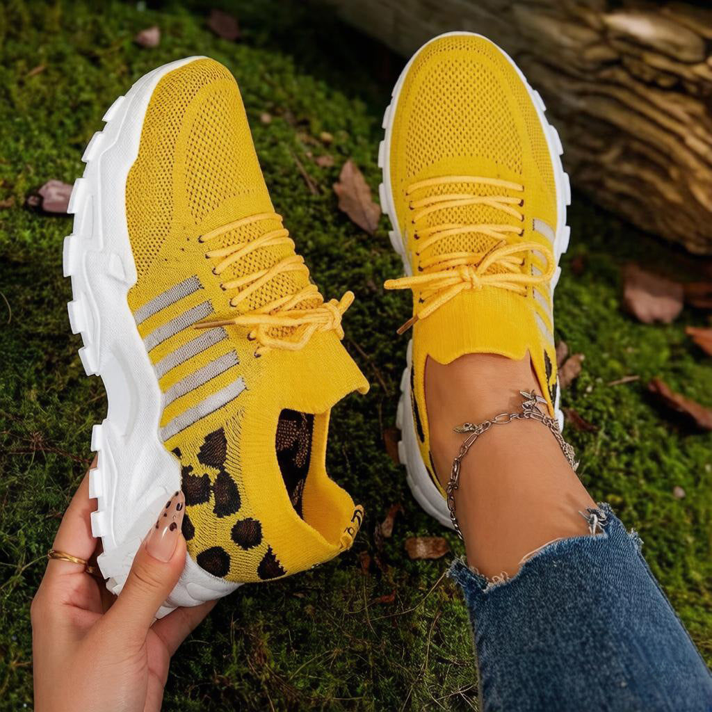 Breathable Knit Walking Sneakers