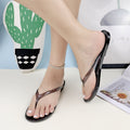 Crystal Jelly Thong Sandals