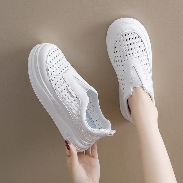 Platform Knit Sneakers