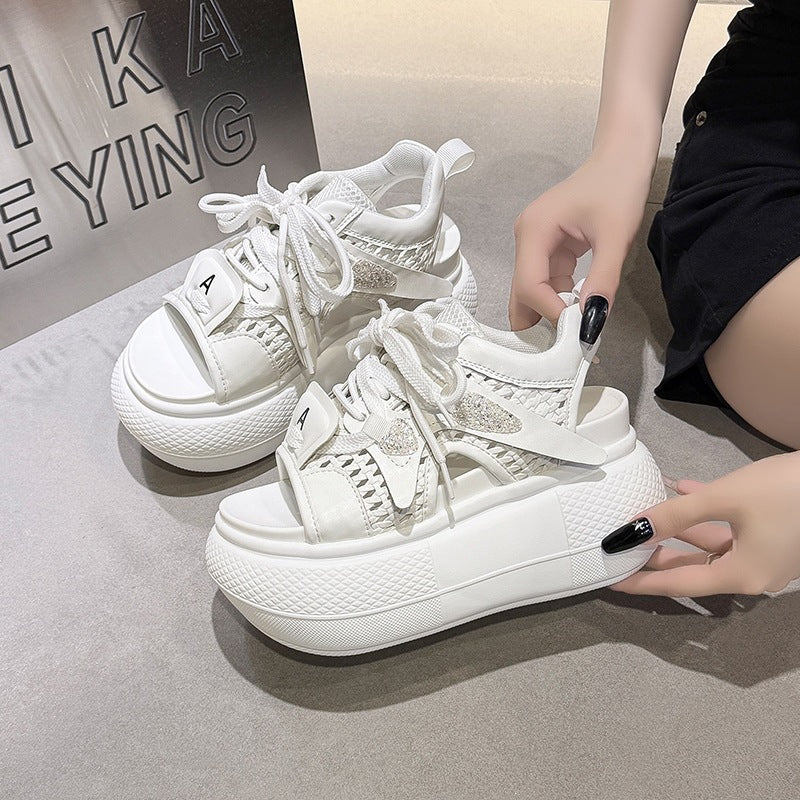 Cutout Chunky Dad Sandals
