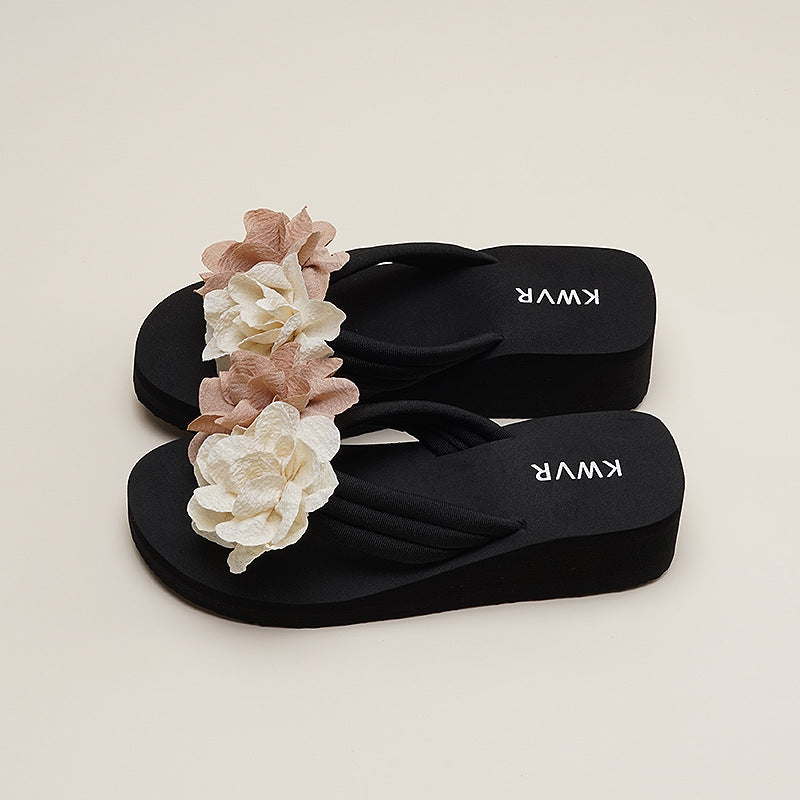 Platform Wedge Flip Flop Sandals