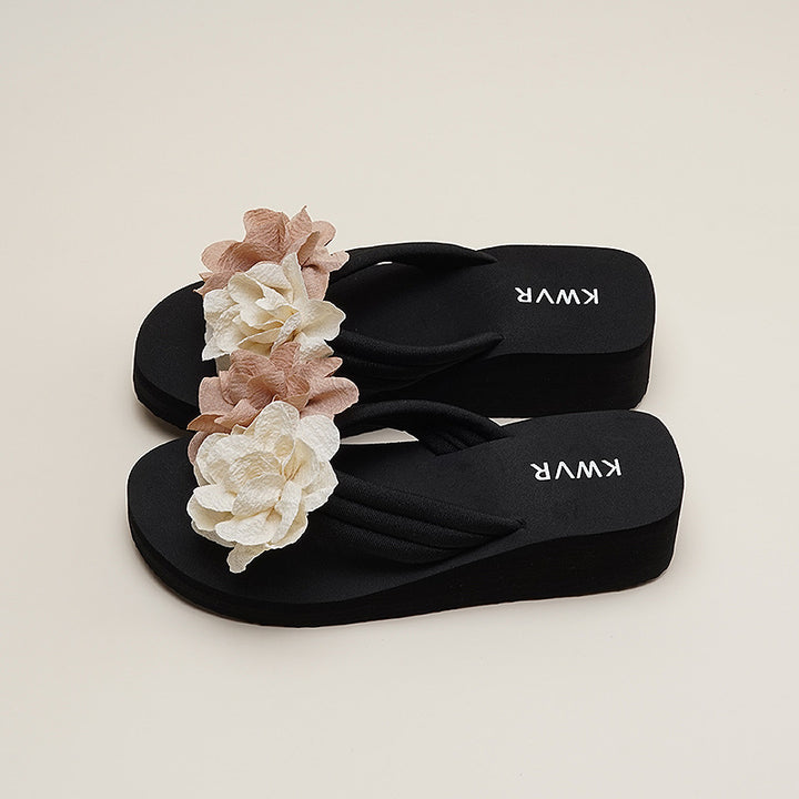 Platform Wedge Flip Flop Sandals