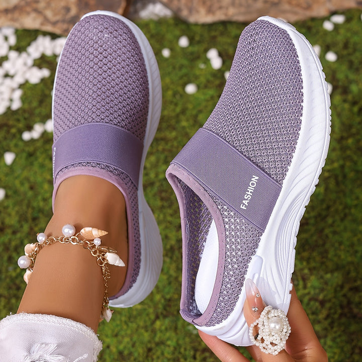 Breathable Knit Slip-On Sneakers