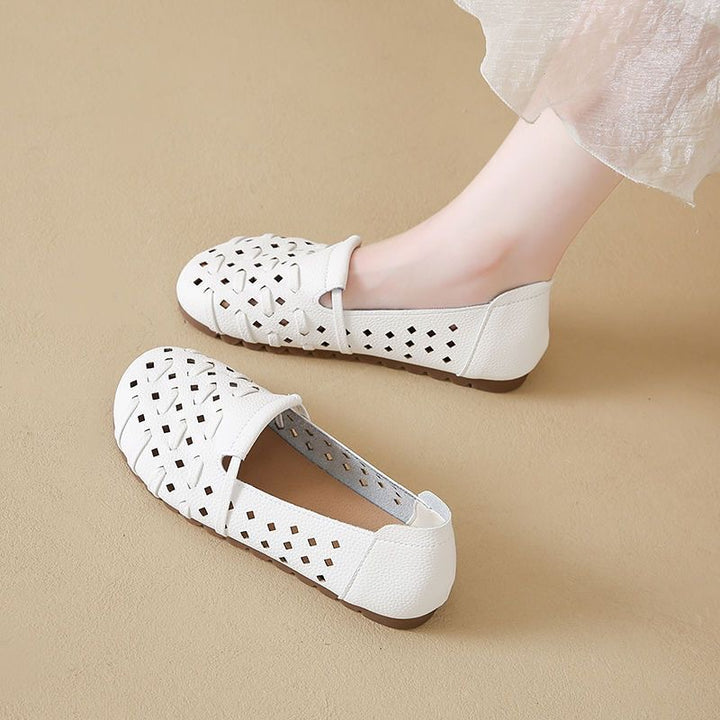 Hollow Slip-On Loafers