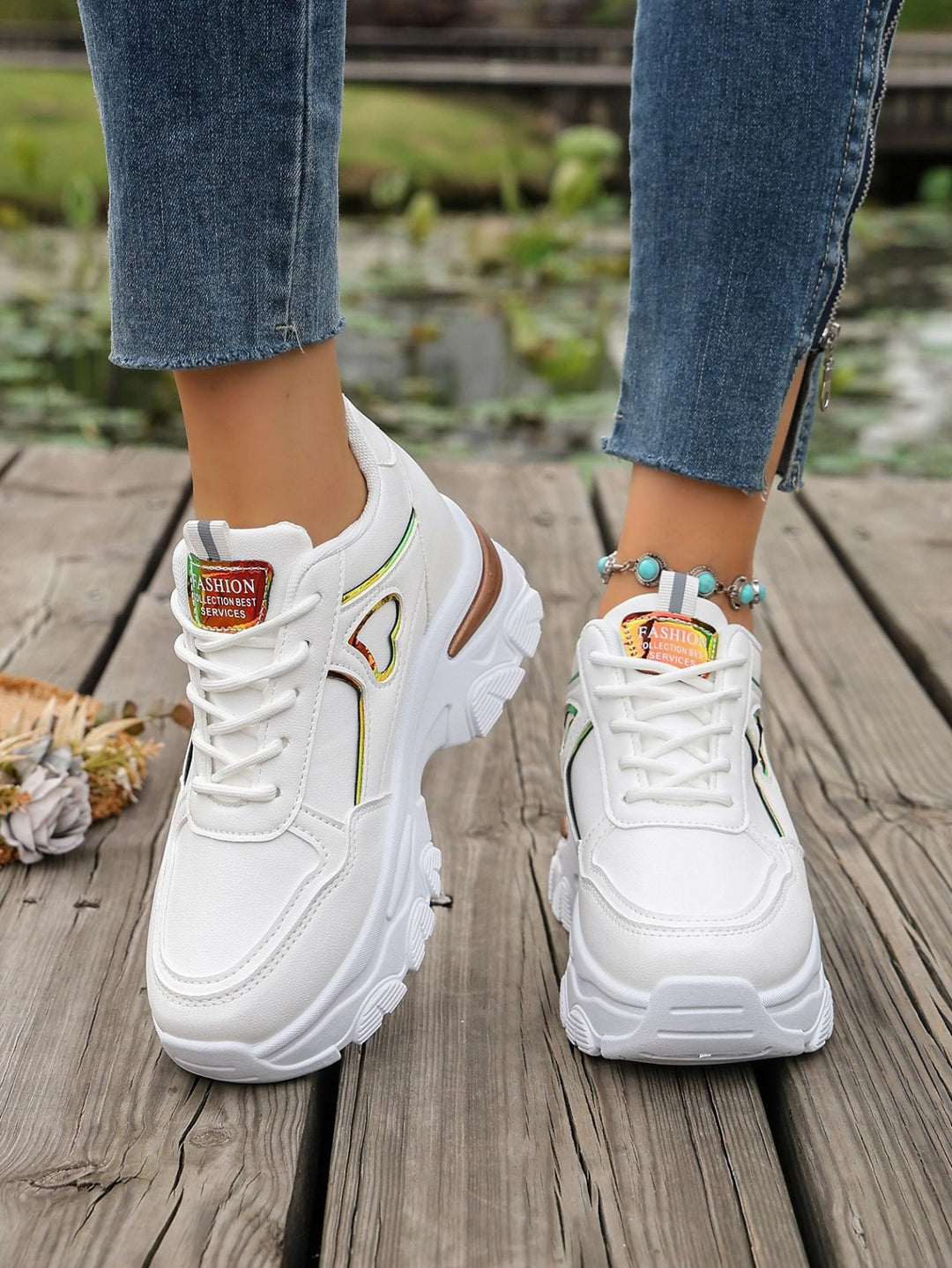 Chunky Platform Dad Sneakers for Women