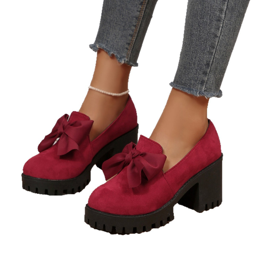 Cute Bow Loafers for Women