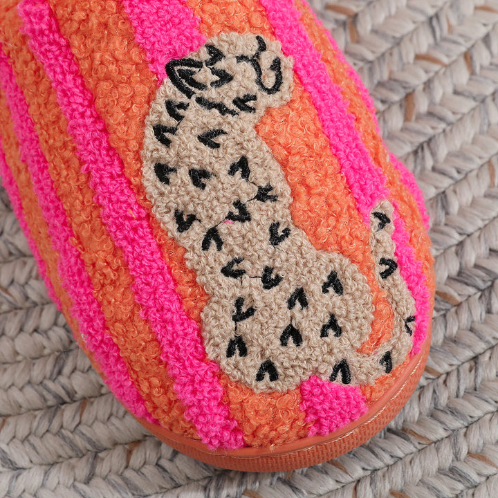 Cozy Striped Slippers