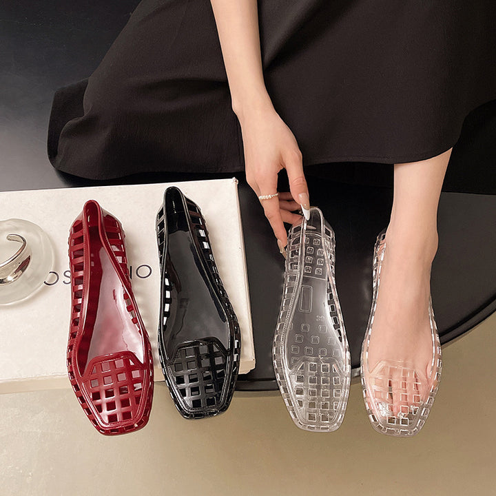 Transparent Jelly Flats