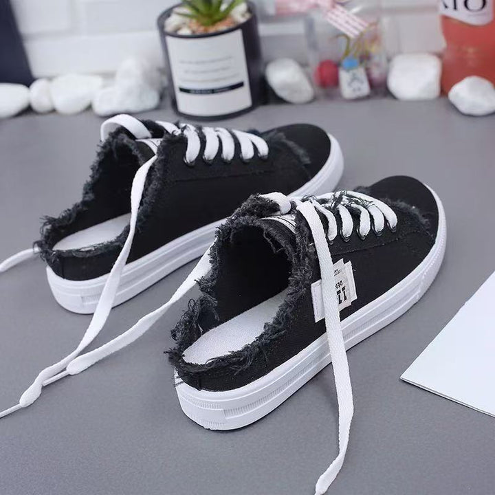 Canvas Mule Sneakers