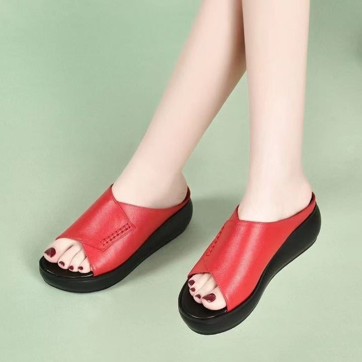 Comfort Platform Slide Sandals