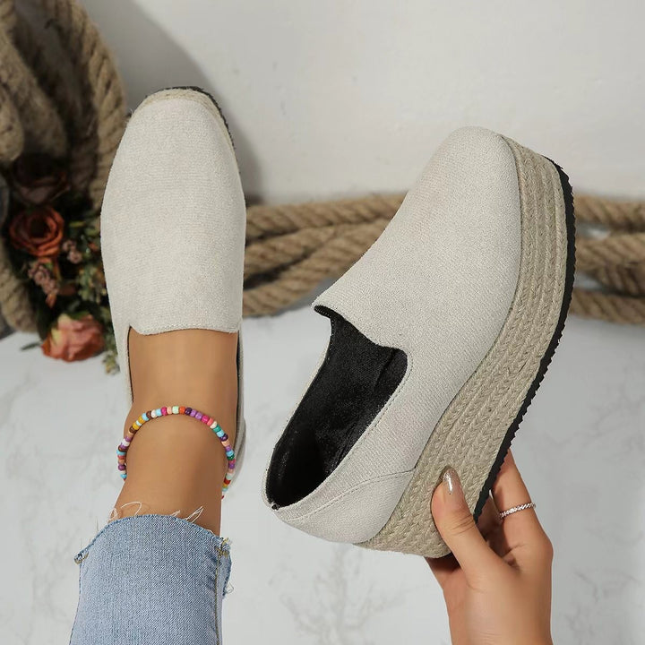 Espadrille Wedge Slip-On Shoes