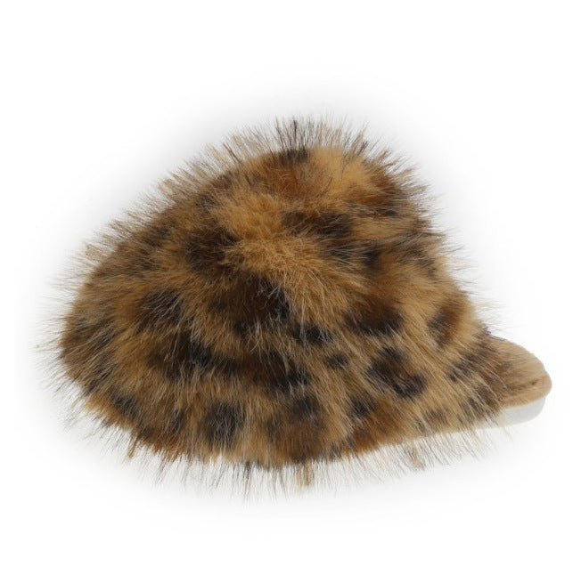 Plush Faux Fur Slippers