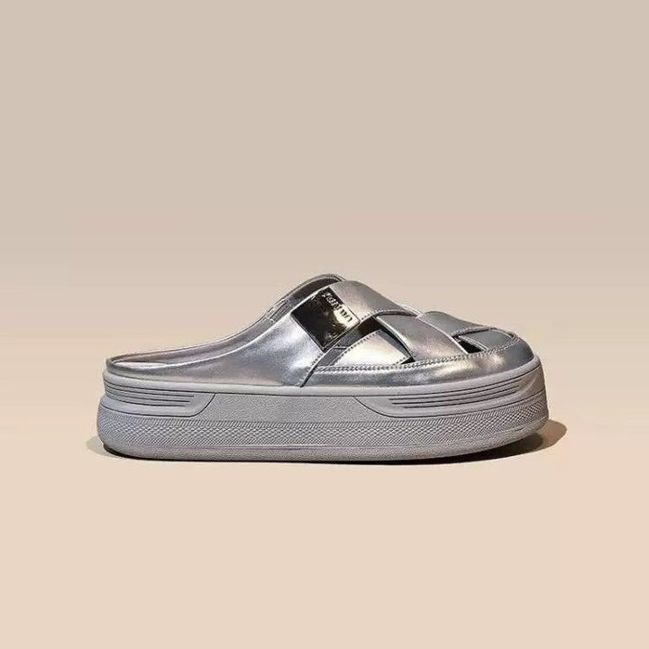 Woven Platform Fisherman Mule Sandals