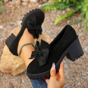 Cute Bow Loafers for Women