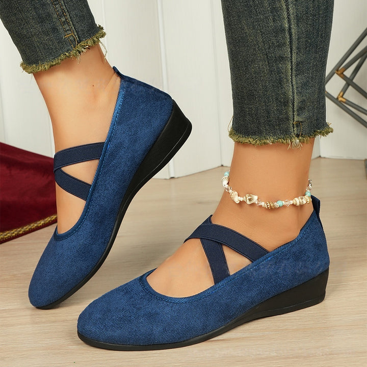 Slip-On Platform Walking Sneakers