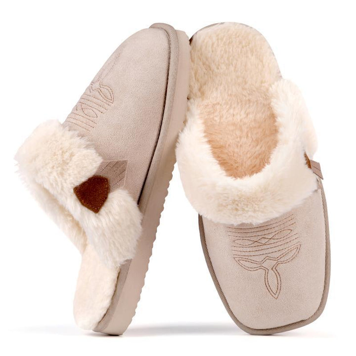 Cozy Faux Fur Lined Slip-On Slippers
