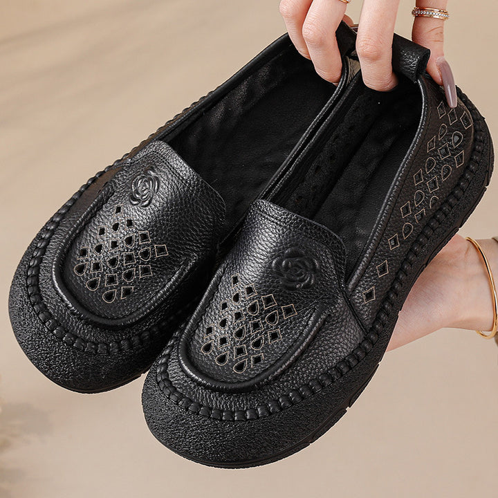 Leather Slip-On Loafers