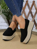 Espadrille Wedge Slip-On Shoes