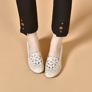 Floral Cutout Comfort Shoes for Women
