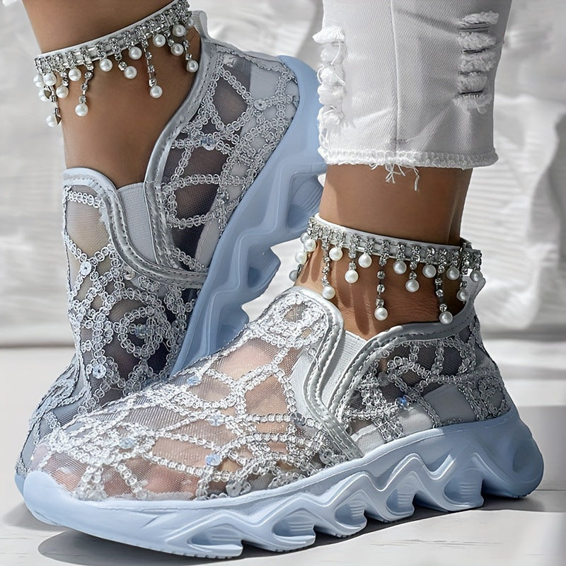 Sequin Slip-On Sneakers