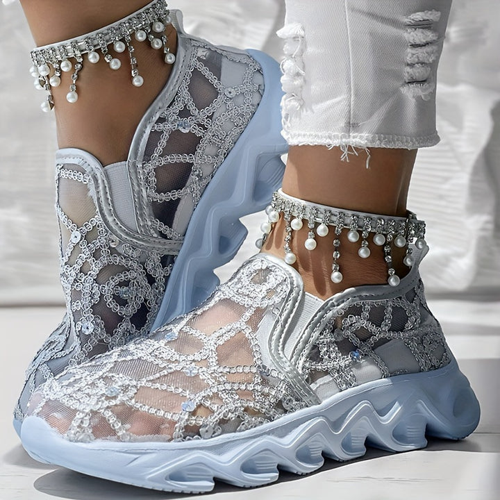 Sequin Slip-On Sneakers