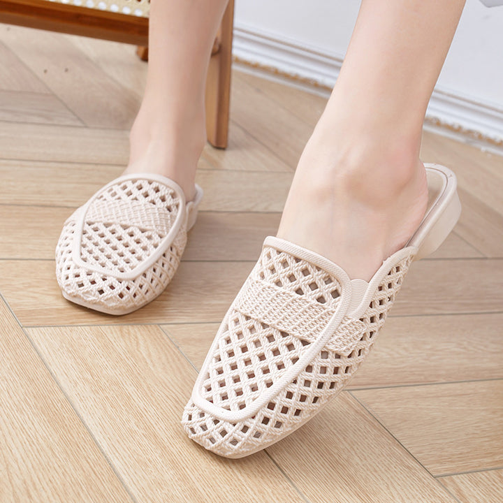 Closed Toe Mule Flats for Women