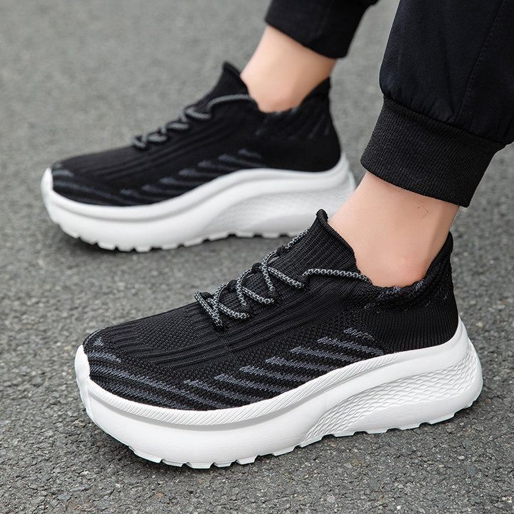 Breathable Knit Walking Sneakers