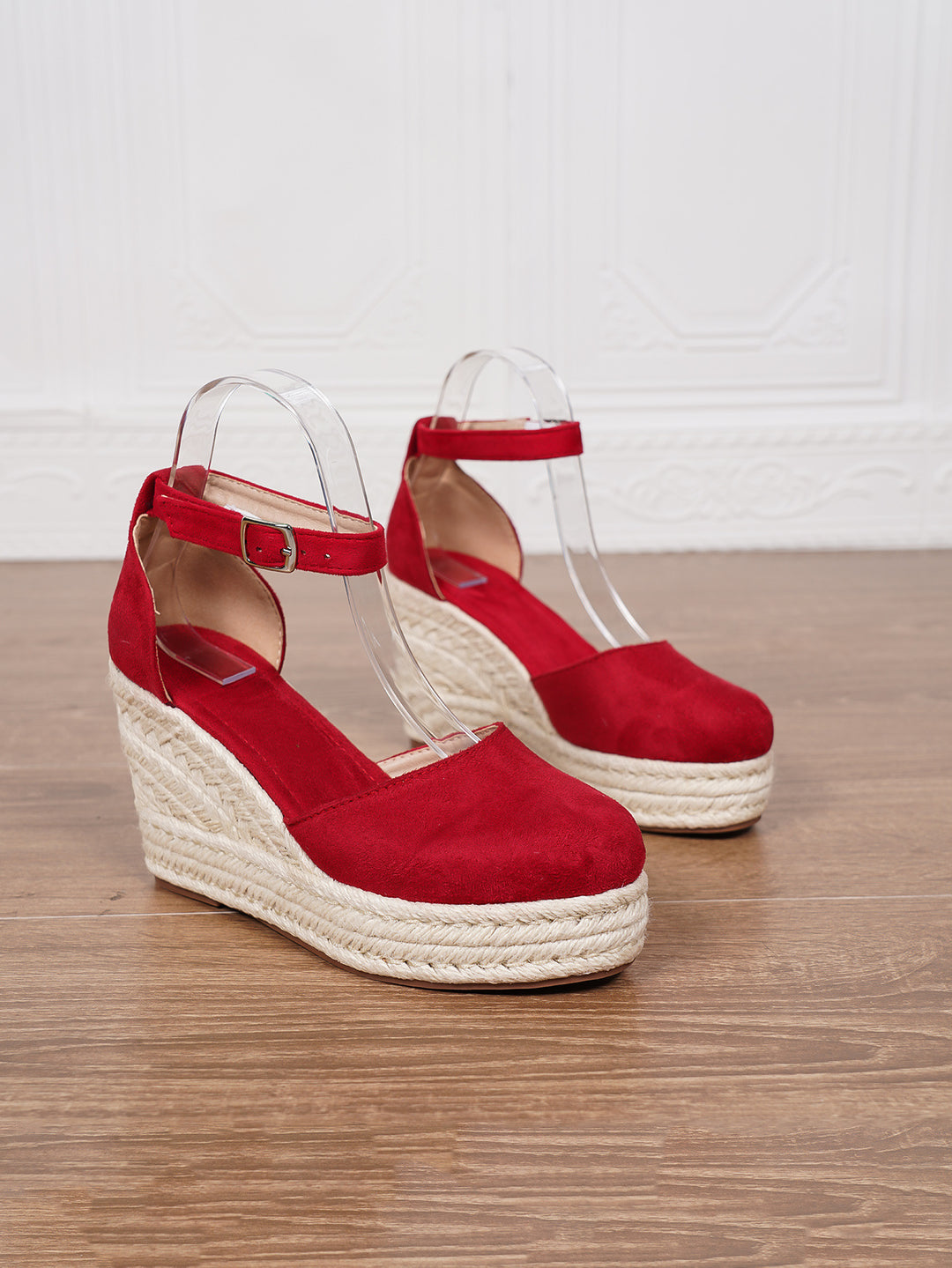 Espadrille Wedge Ankle Strap Sandals