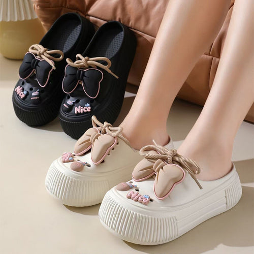 Bow Comfort Platform Clogs