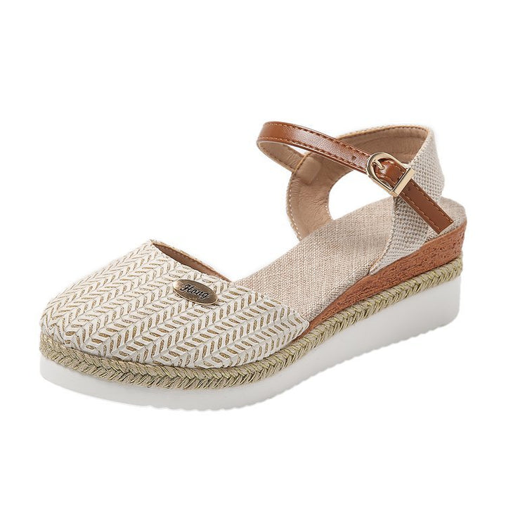 Espadrille Wedge Slingback Sandals