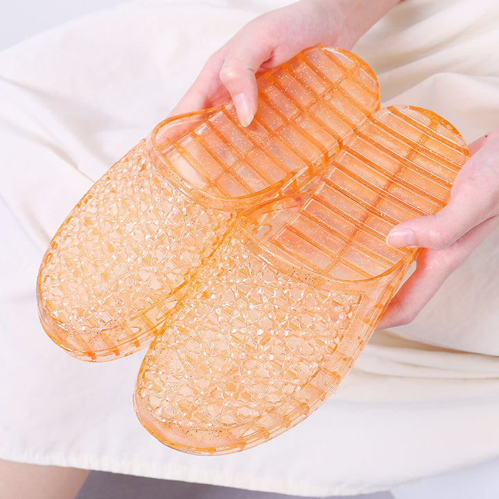 Breathable Cut-Out Platform Mules
