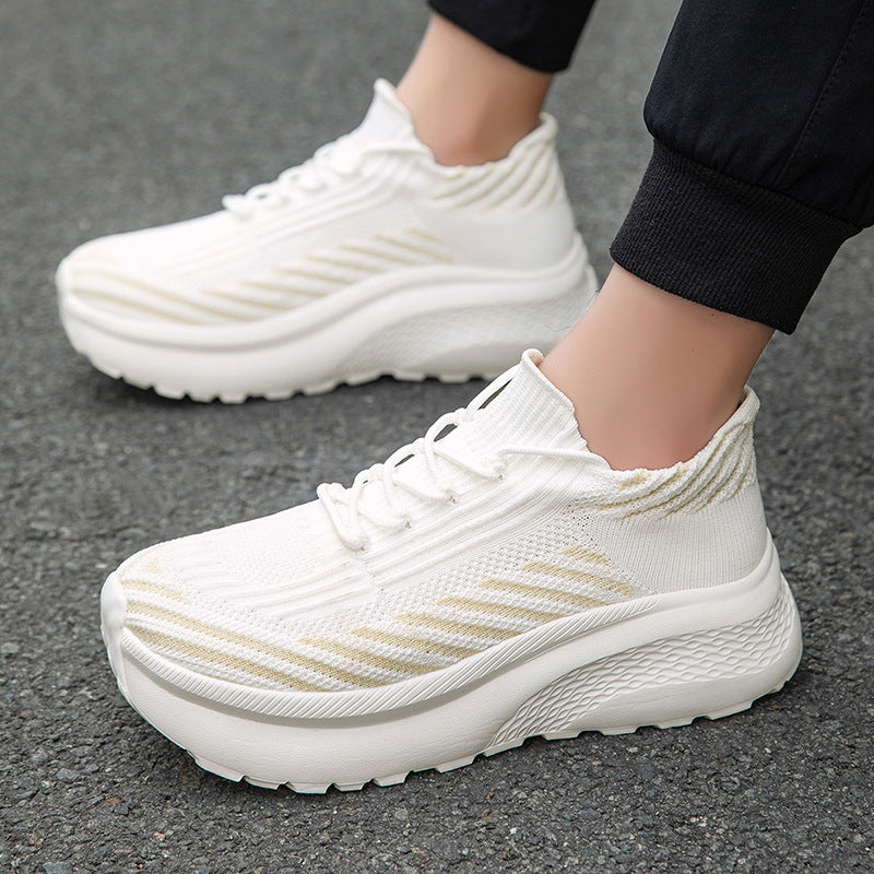 Breathable Knit Walking Sneakers