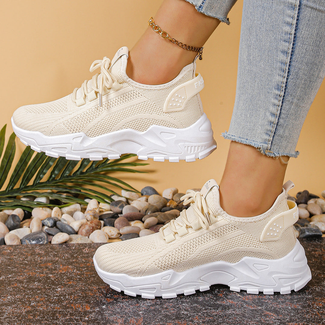Breathable Knit Walking Sneakers