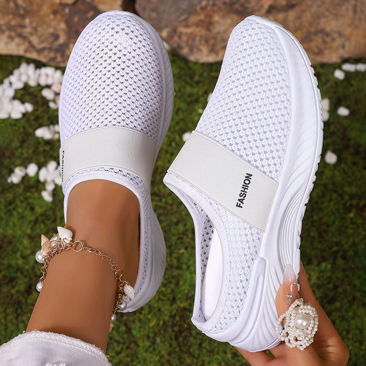 Breathable Knit Slip-On Sneakers