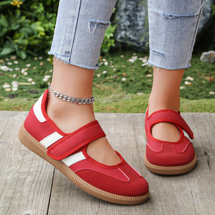 T-Strap Mary Jane Flat Shoes