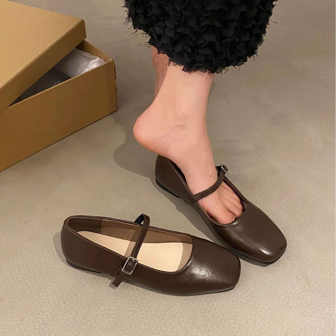 Classic Mary Jane Flat Shoes