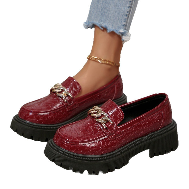 Vintage Block Heel Loafers