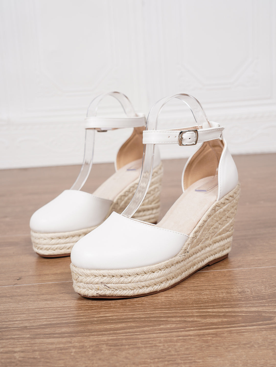 Espadrille Wedge Ankle Strap Sandals