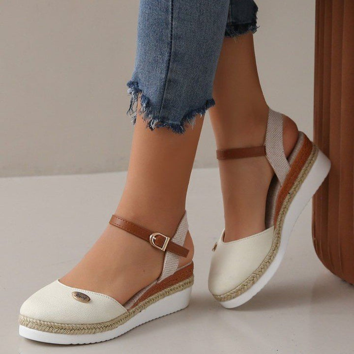 Espadrille Wedge Slingback Sandals