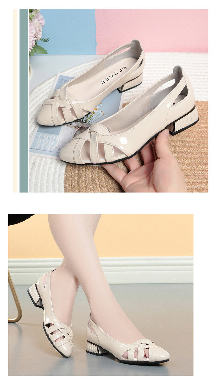 Woven Closed Toe Comfort Sandals for Women
