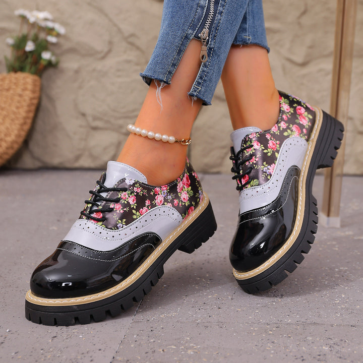 Vintage Brogue Oxford Flats