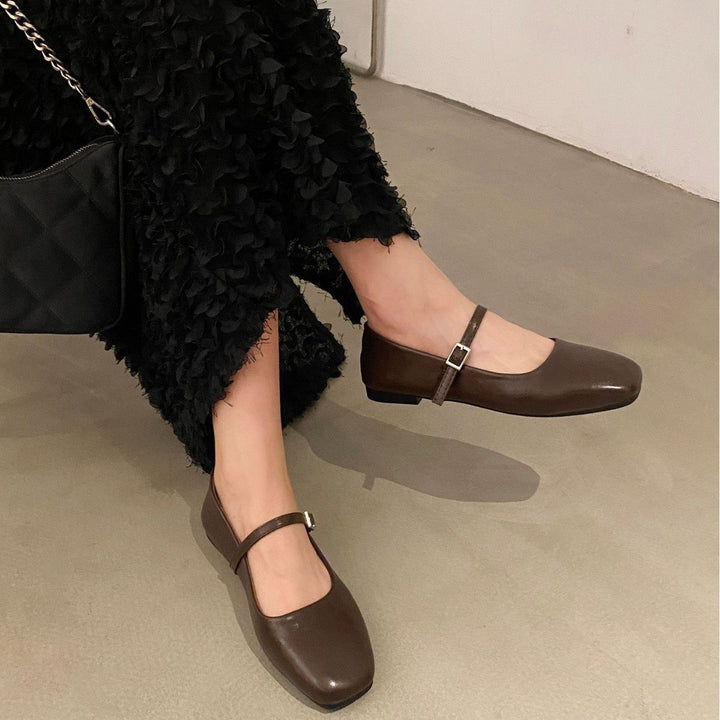 Classic Mary Jane Flat Shoes