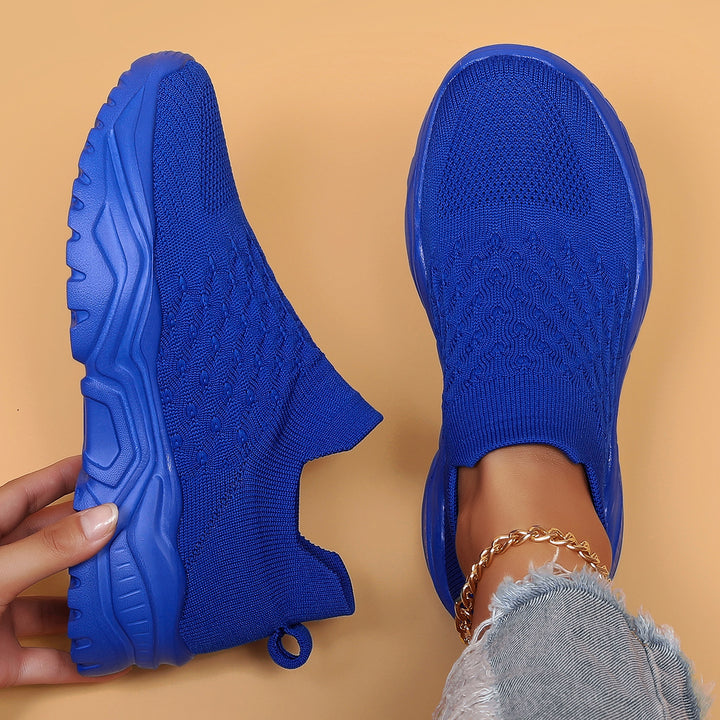 Knit Slip-On Walking Sneakers