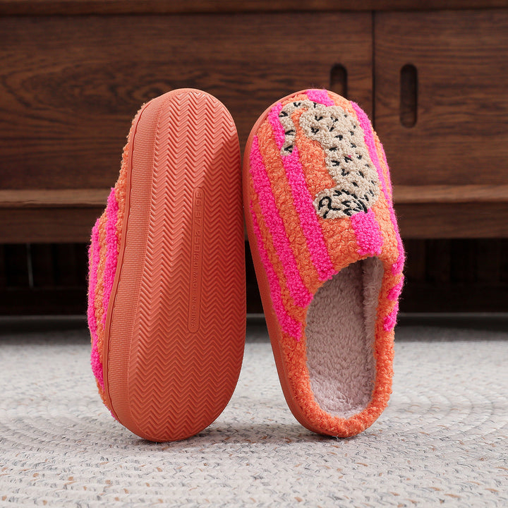 Cozy Striped Slippers